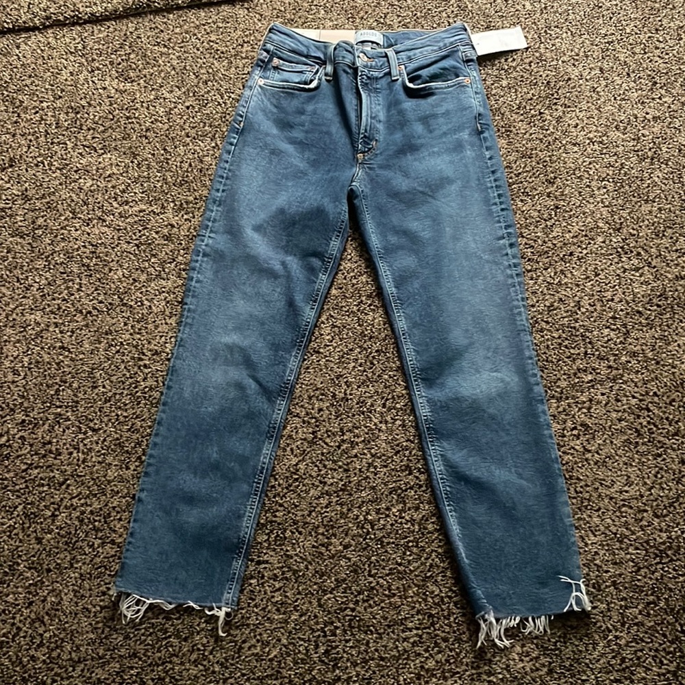 NWT Agolde KYE mid rise straight crop size 27